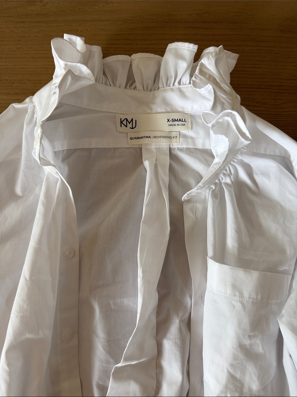 KMJ - Quarantina Top - Size XS- White - Picture 4 of 11